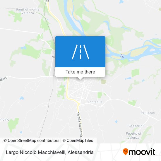 Largo Niccolò Macchiavelli map
