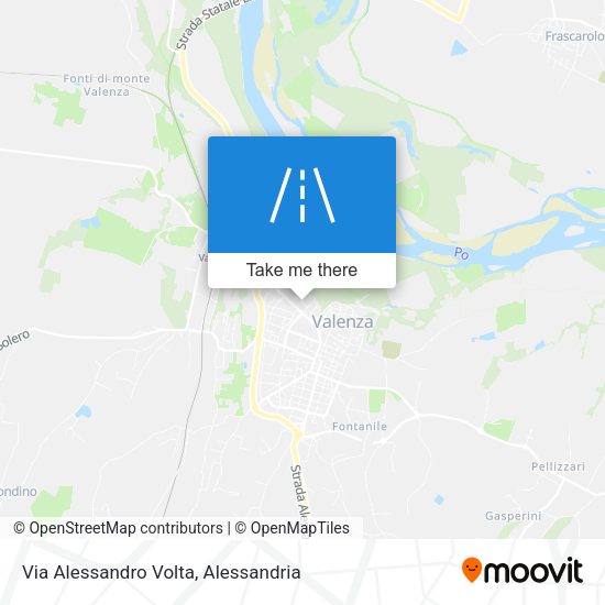 Via Alessandro Volta map