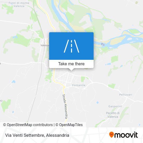 Via Venti Settembre map