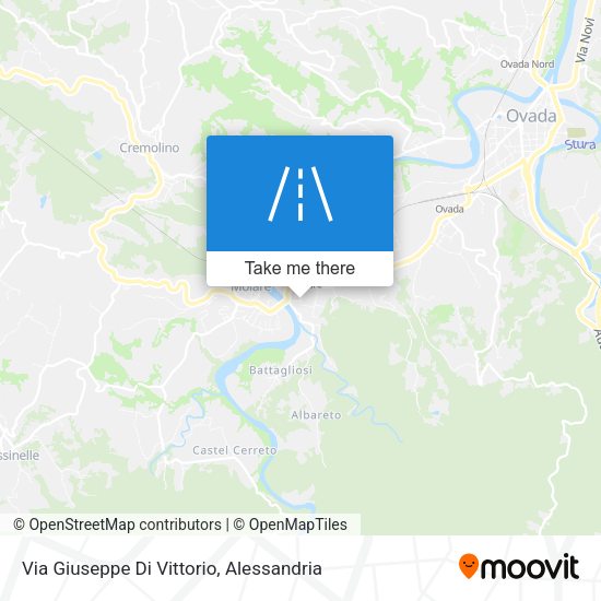 Via Giuseppe Di Vittorio map