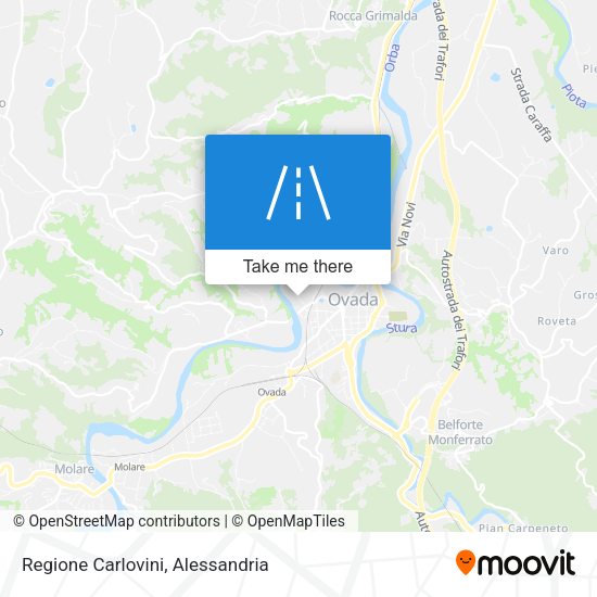 Regione Carlovini map
