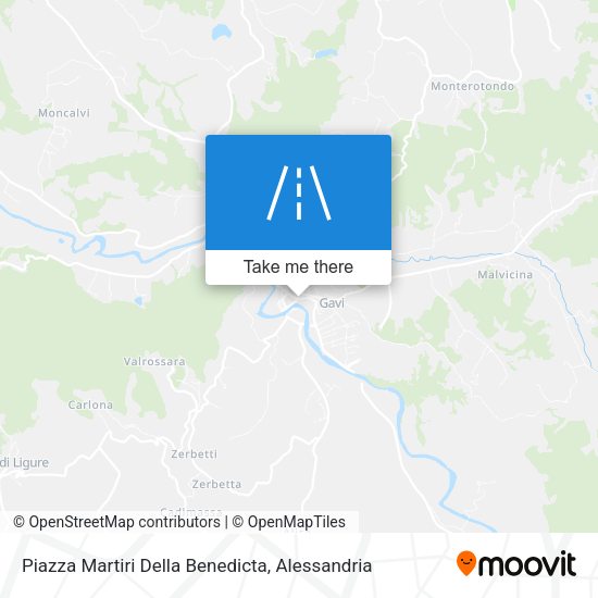 Piazza Martiri Della Benedicta map