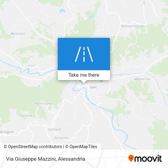 Via Giuseppe Mazzini map