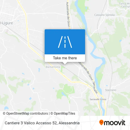 Cantiere 3 Valico Accesso 52 map