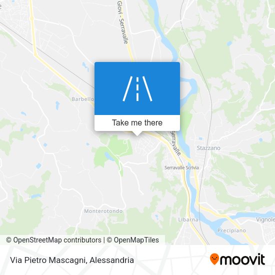 Via Pietro Mascagni map