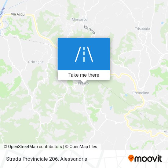 Strada Provinciale 206 map