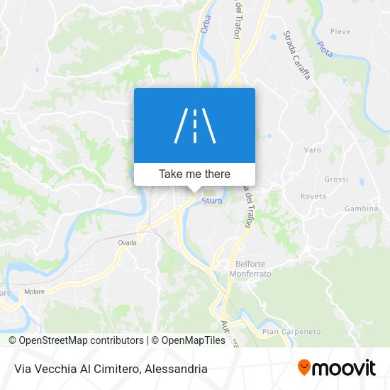 Via Vecchia Al Cimitero map