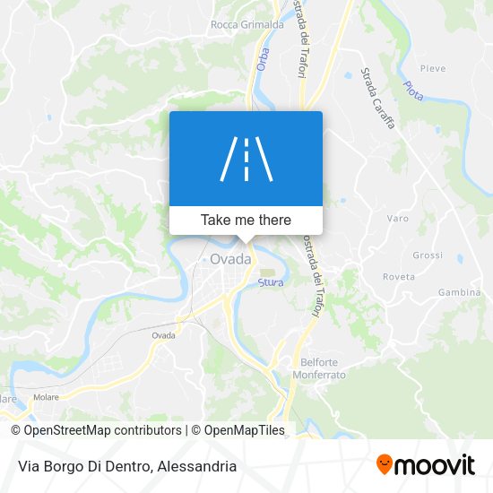 Via Borgo Di Dentro map
