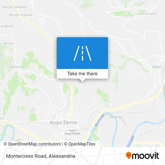 Monterosso Road map