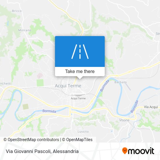 Via Giovanni Pascoli map