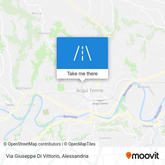 Via Giuseppe Di Vittorio map