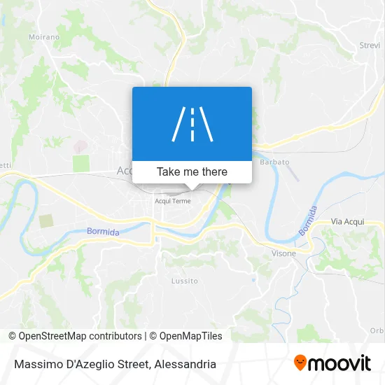 Massimo D'Azeglio Street map