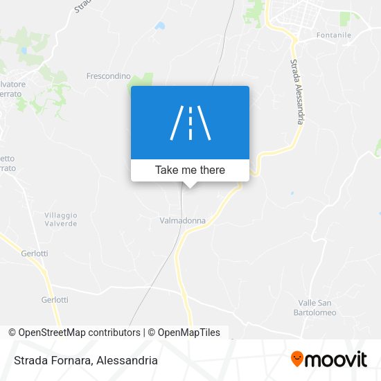 Strada Fornara map