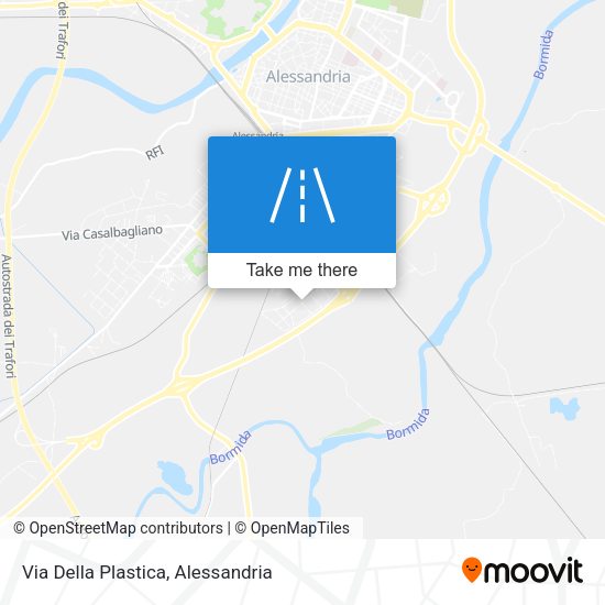 Via Della Plastica map