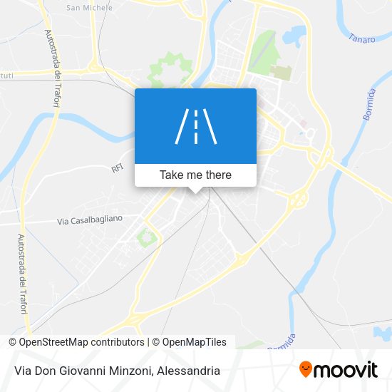 Via Don Giovanni Minzoni map
