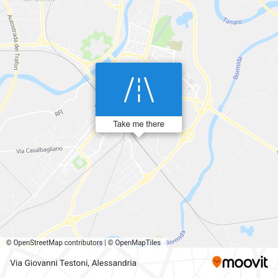 Via Giovanni Testoni map
