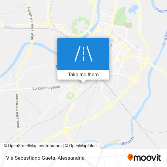 Via Sebastiano Gaeta map