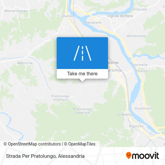 Strada Per Pratolungo map