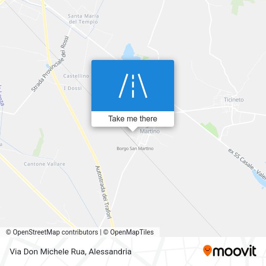 Via Don Michele Rua map