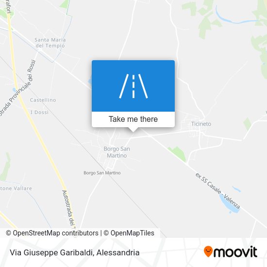 Via Giuseppe Garibaldi map