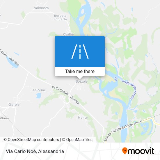 Via Carlo Noè map