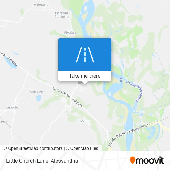 Little Church Lane map