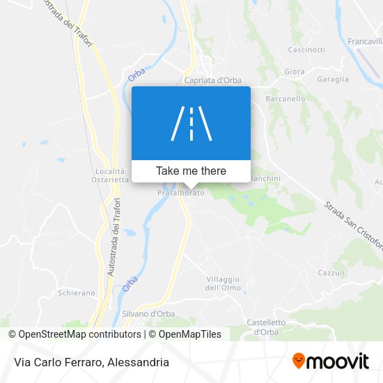 Via Carlo Ferraro map