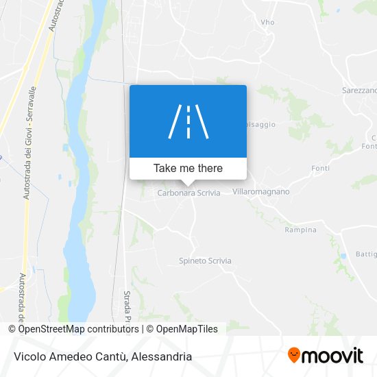 Vicolo Amedeo Cantù map