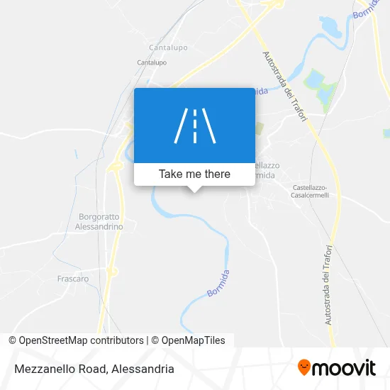 Mezzanello Road map