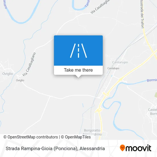 Strada Rampina-Gioia (Ponciona) map