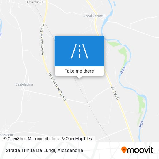 Strada Trinità Da Lungi map