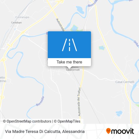 Via Madre Teresa Di Calcutta map