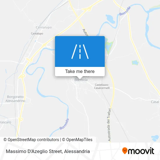 Massimo D'Azeglio Street map