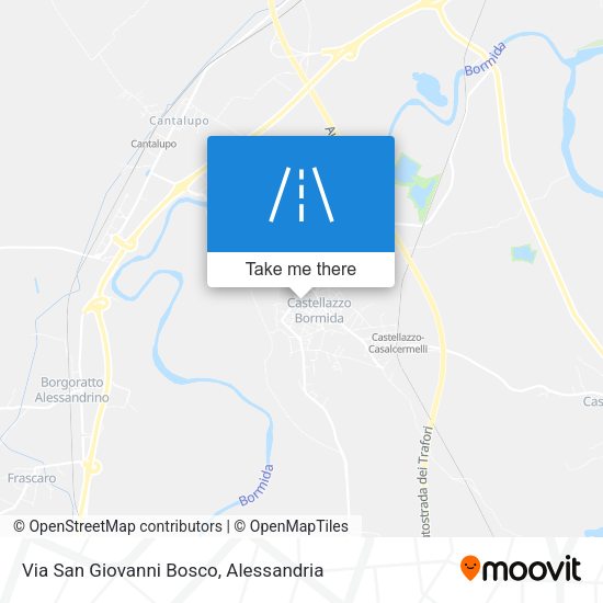 Via San Giovanni Bosco map