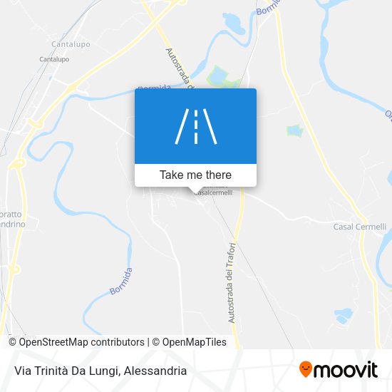 Via Trinità Da Lungi map