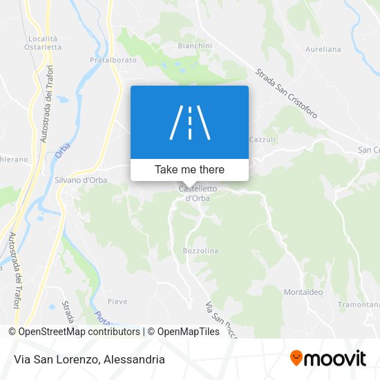 Via San Lorenzo map
