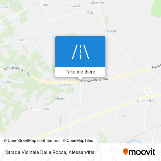 Strada Vicinale Della Rocca map