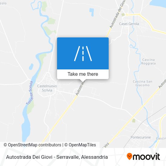 Autostrada Dei Giovi - Serravalle map