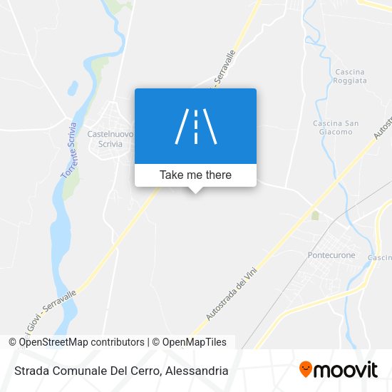 Strada Comunale Del Cerro map