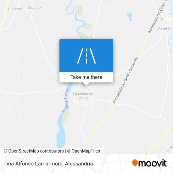 Via Alfonso Lamarmora map