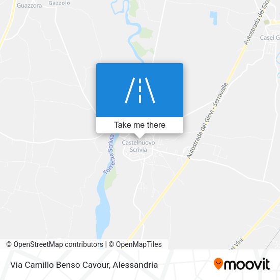 Via Camillo Benso Cavour map