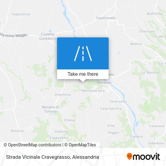 Strada Vicinale Cravegrasso map