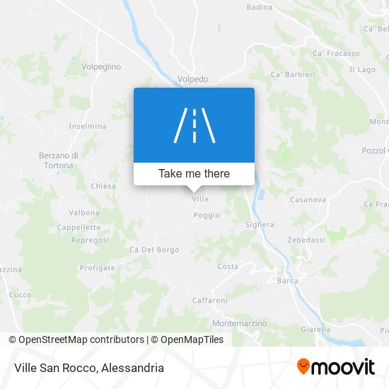 Ville San Rocco map