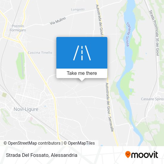 Strada Del Fossato map