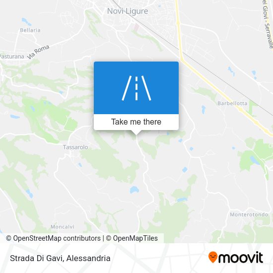 Strada Di Gavi map