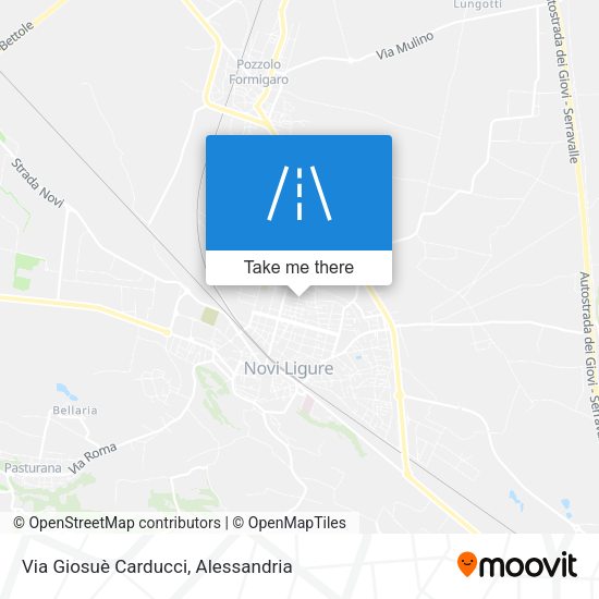 Via Giosuè Carducci map