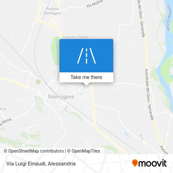 Via Luigi Einaudi map