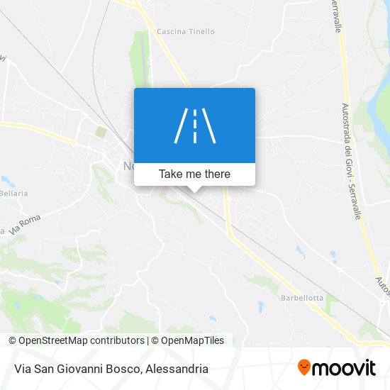 Via San Giovanni Bosco map