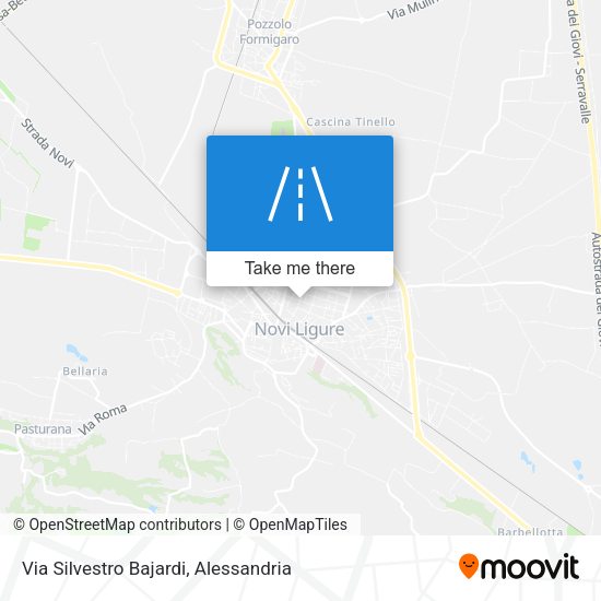 Via Silvestro Bajardi map