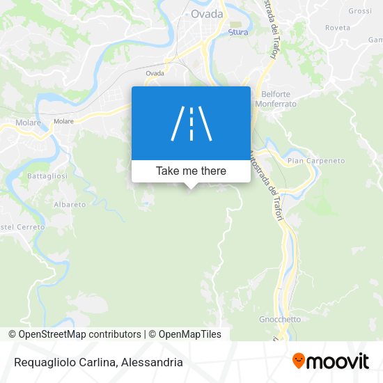 Requagliolo Carlina map